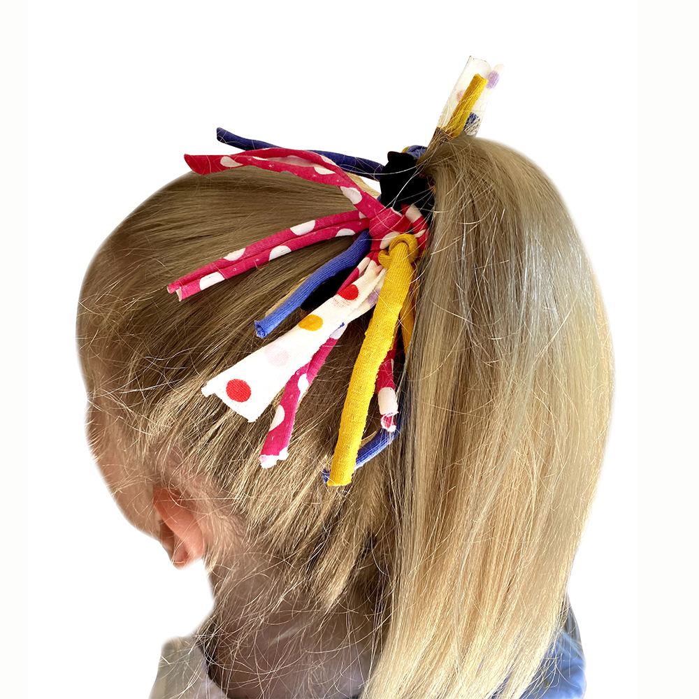 Shreds + rerope - Vente Kit de bricolage - Eco Kit Chouchou DIY - 5 Chouchous à pompons17