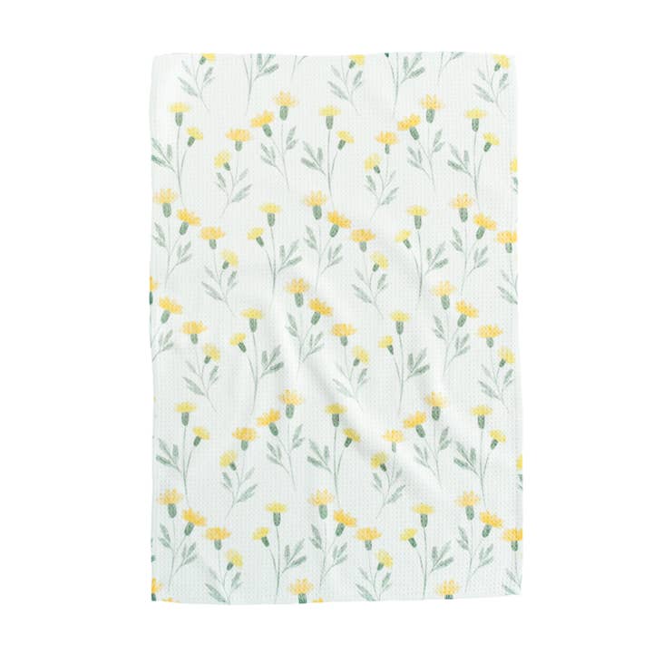 Yellow Dandelions Hand Towel for wholesale by UNRAKD