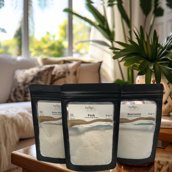 Provpaket med tvättmedel för wholesale av Indigo Scents Candle Co.