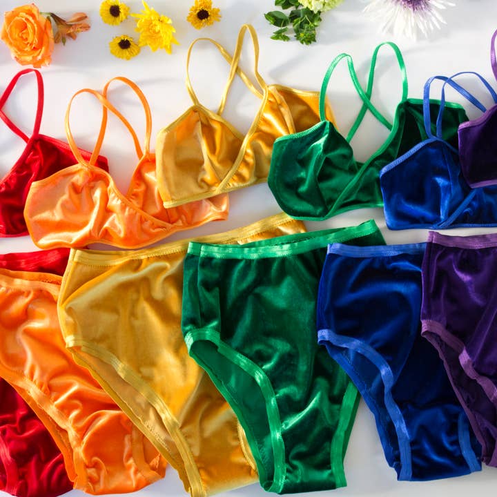 Velvet Wrap Bralette // velour comfy bra wire-free cute top for wholesale by Hey Mavens!