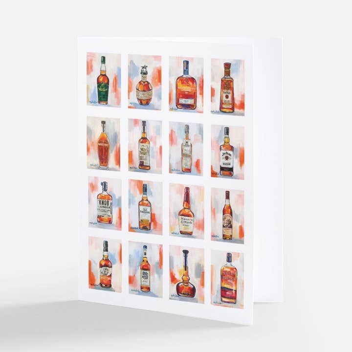 "Bourbon" Notecards for wholesale by Kayla Weber Art