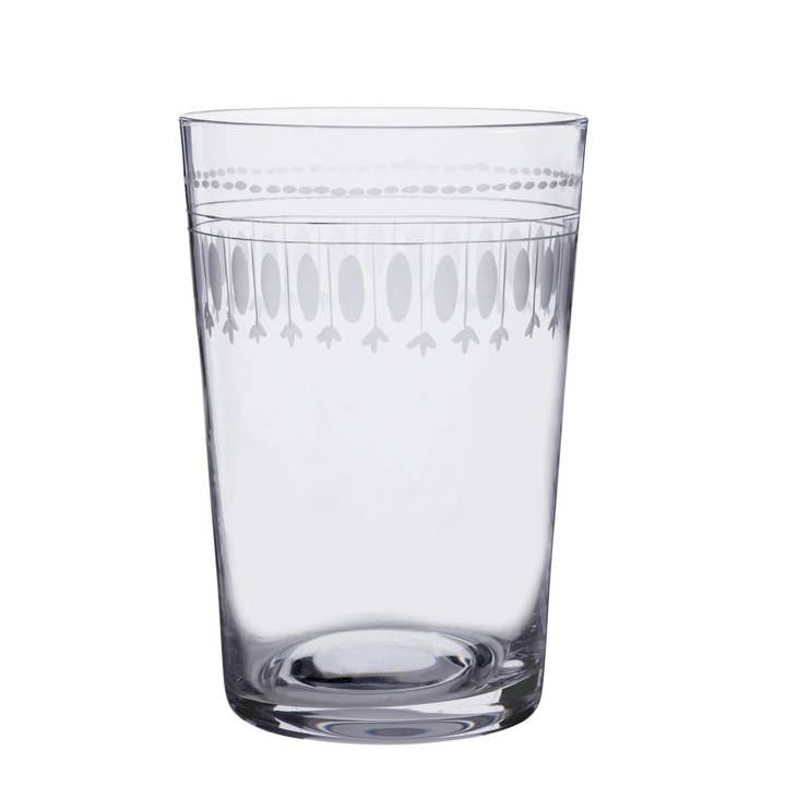 Crystal Tumblers with Ovals Design for wholesale by The Vintage List