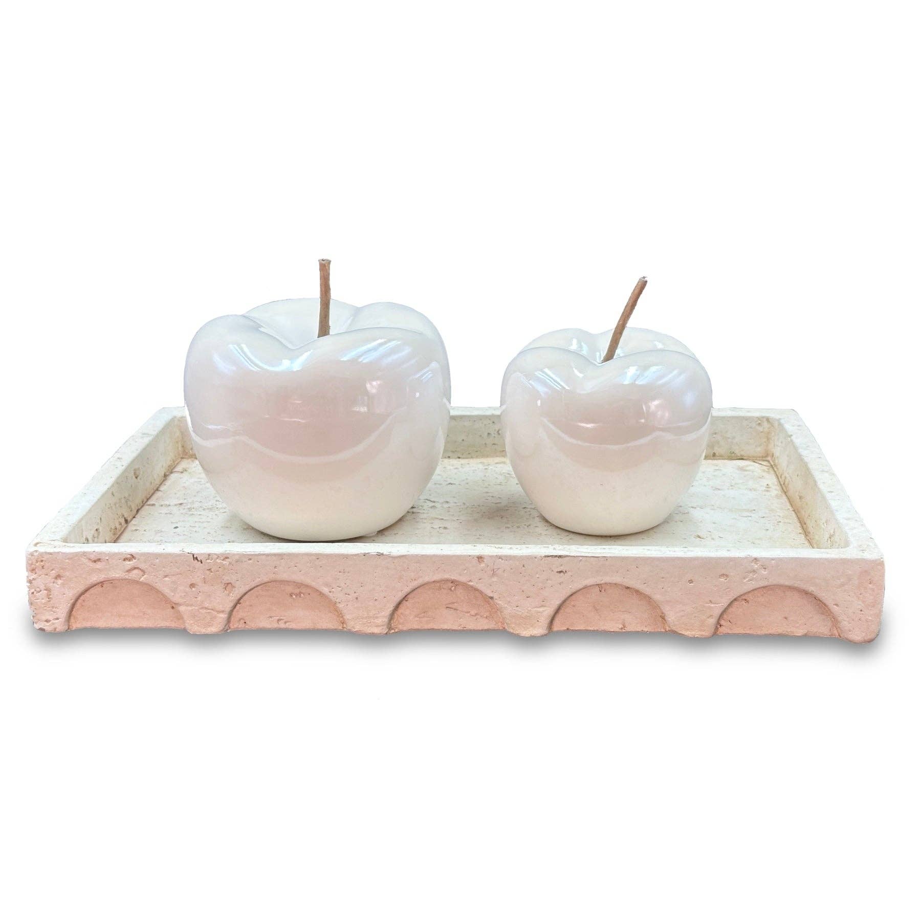 Bentley & Bo – wholesale Decorative tabletop object – Pair of Porcelain Apples4
