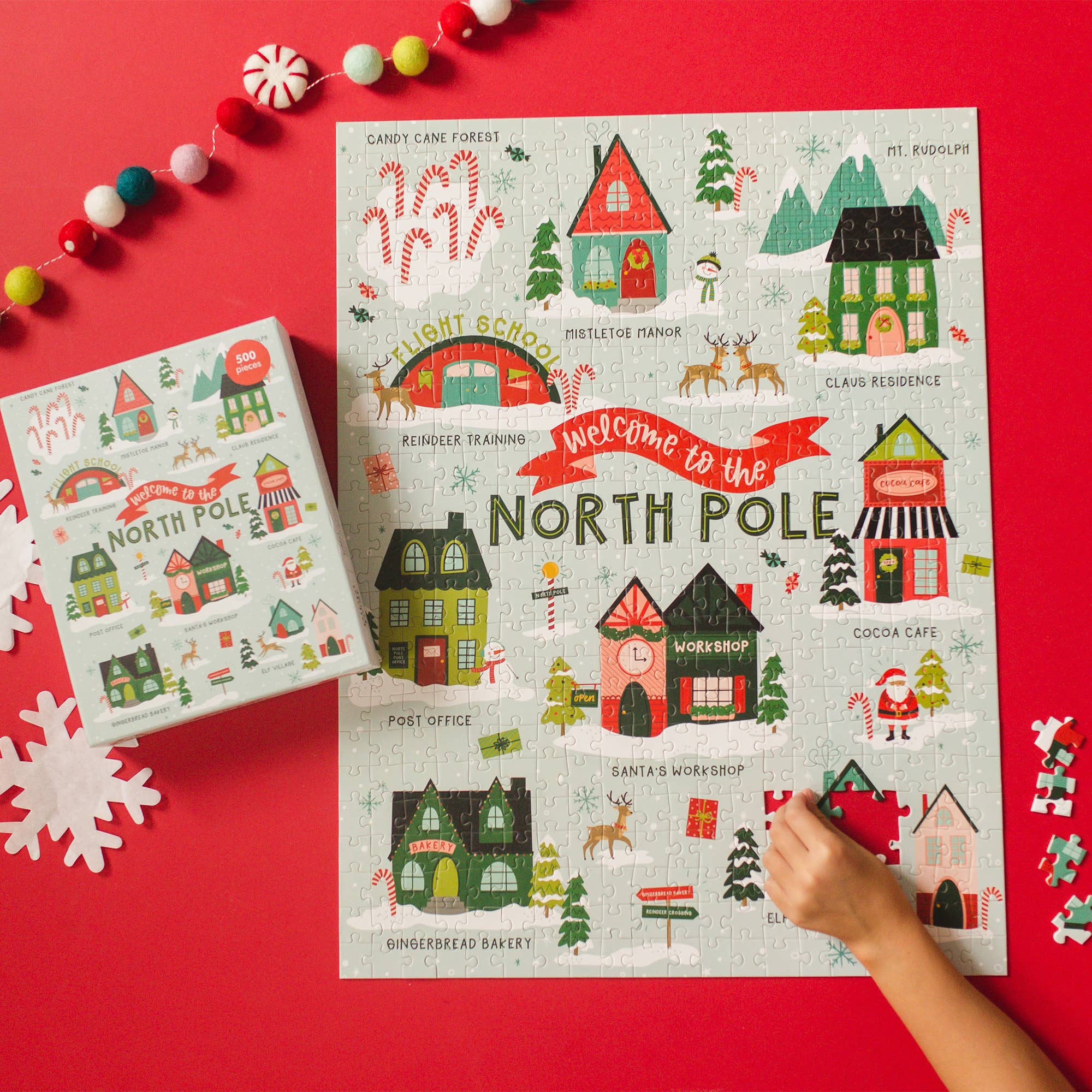 Pippi Post - Wholesale Puzzle – Child - Welcome To The North Pole - 500 Piece Jigsaw Puzzle3
