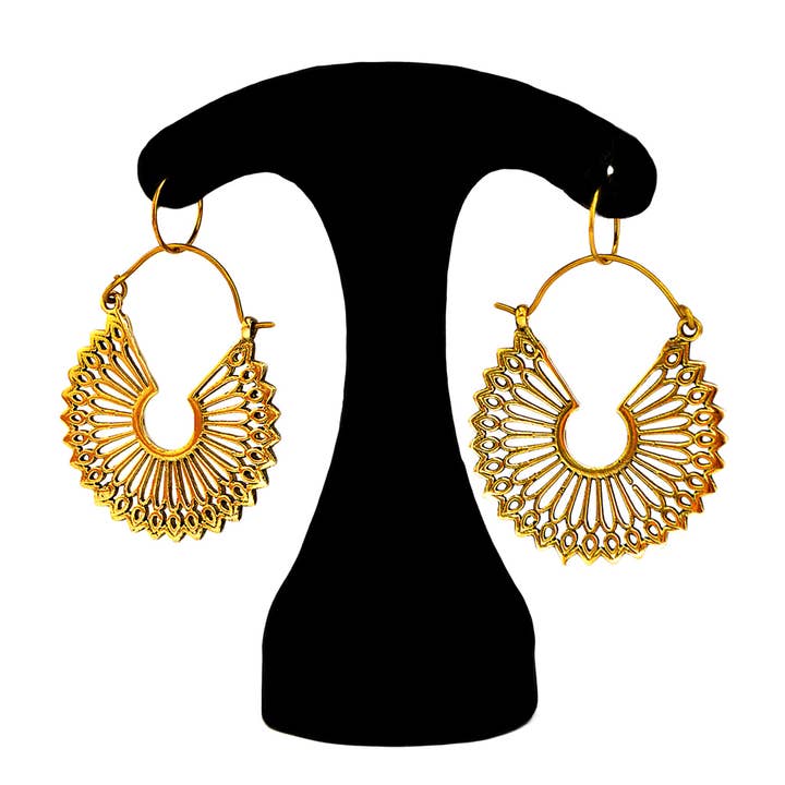 Boucles d'oreilles Mandala Gypsy pour la vente par Gypsy Winds Bcn