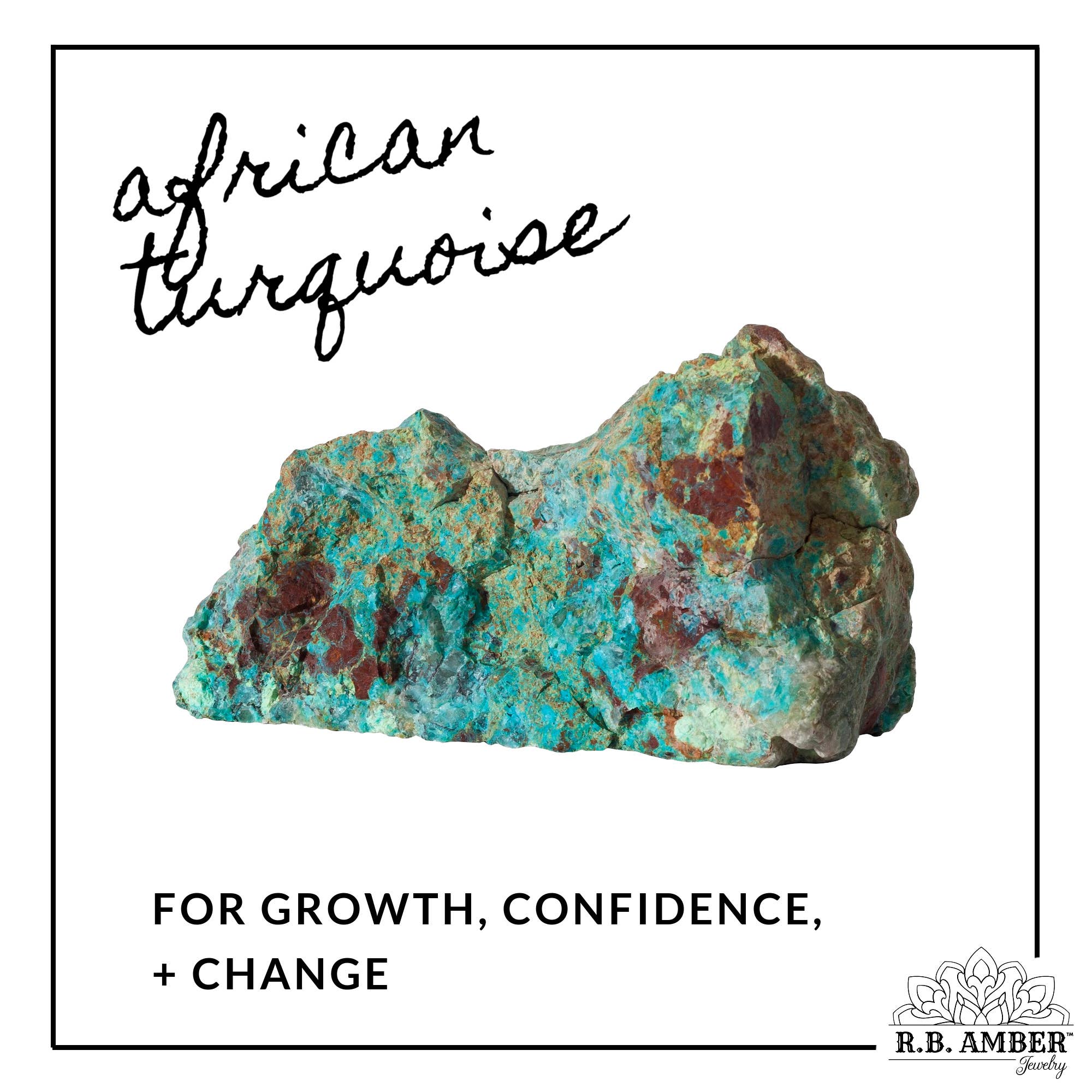 R.B. Amber Jewelry - Wholesale Beaded Bracelet - Adults | African Turquoise + Cognac Amber Hazelwood Bracelet1