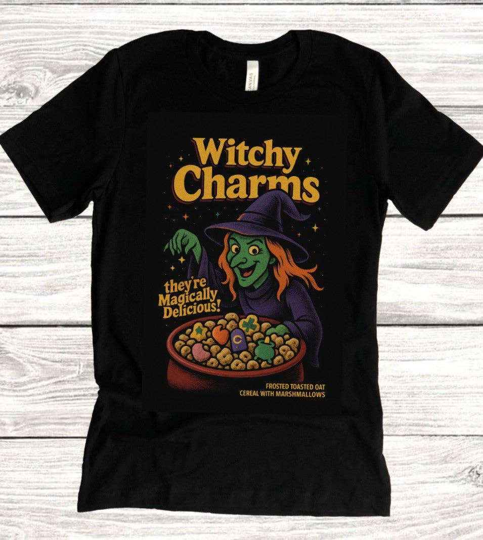 Witchwood Bags - Wholesale T-Shirt (Graphic) - Unisex - Witchy Charms 90s style T-Shirt0