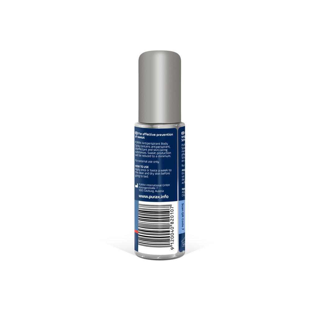 PURAX - Venta al por mayor Desodorante - Unisex - Spray corporal antitranspirante Purax 50ml2
