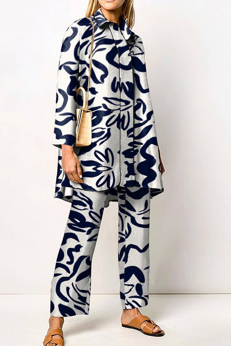 NINEXIS - Vente Tailleur – femme - Ensemble de chemises à manches longues pour femmes CWSS1270_PRINTEMPS ET AUTOMNE4