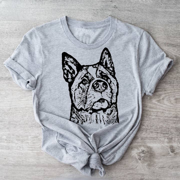 Akita (Wayne) | Dog | Unisex T-Shirt for wholesale by Spicy Kitten Designs