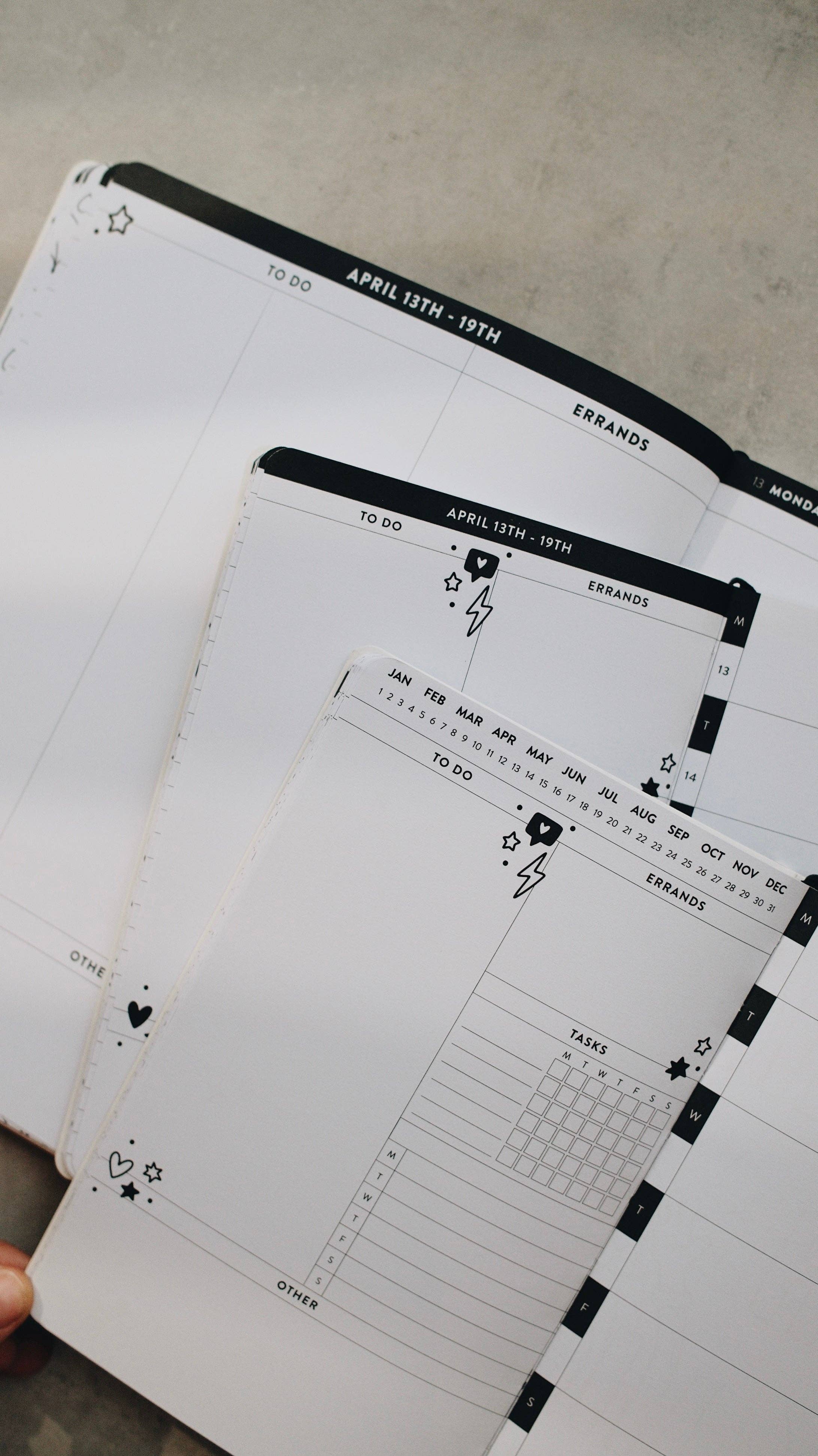 Rad & Happy - Wholesale Planner - 2026 Dated 8x10 Planner - Doodle Edition4