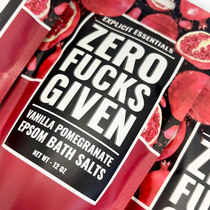 Explicit Essentials - Wholesale Bath Salts - Zero Fucks Given Bath Salts 12oz Bag2