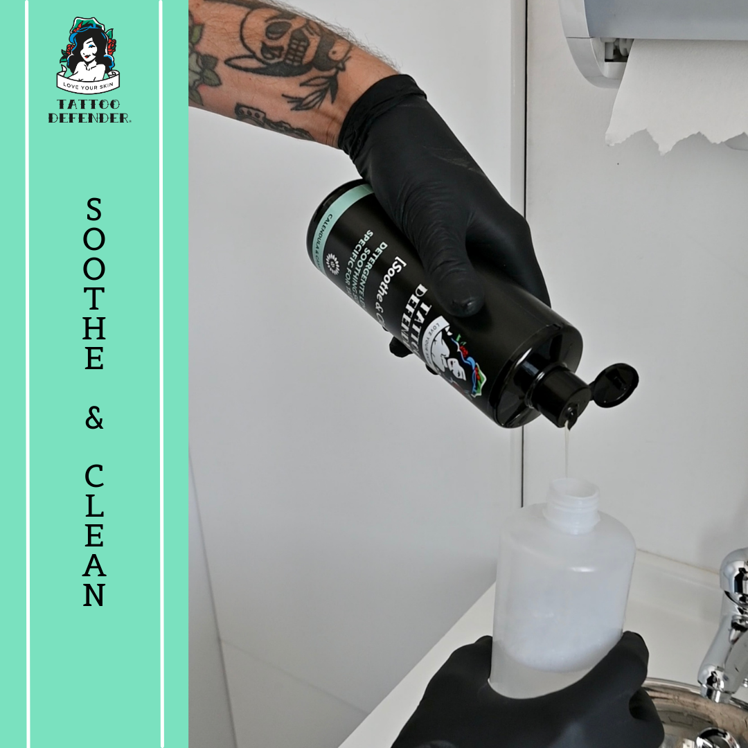 Tattoo Defender – wholesale Tattoo ointment/care – Soothing and antibacterial cleanser for tattoos8