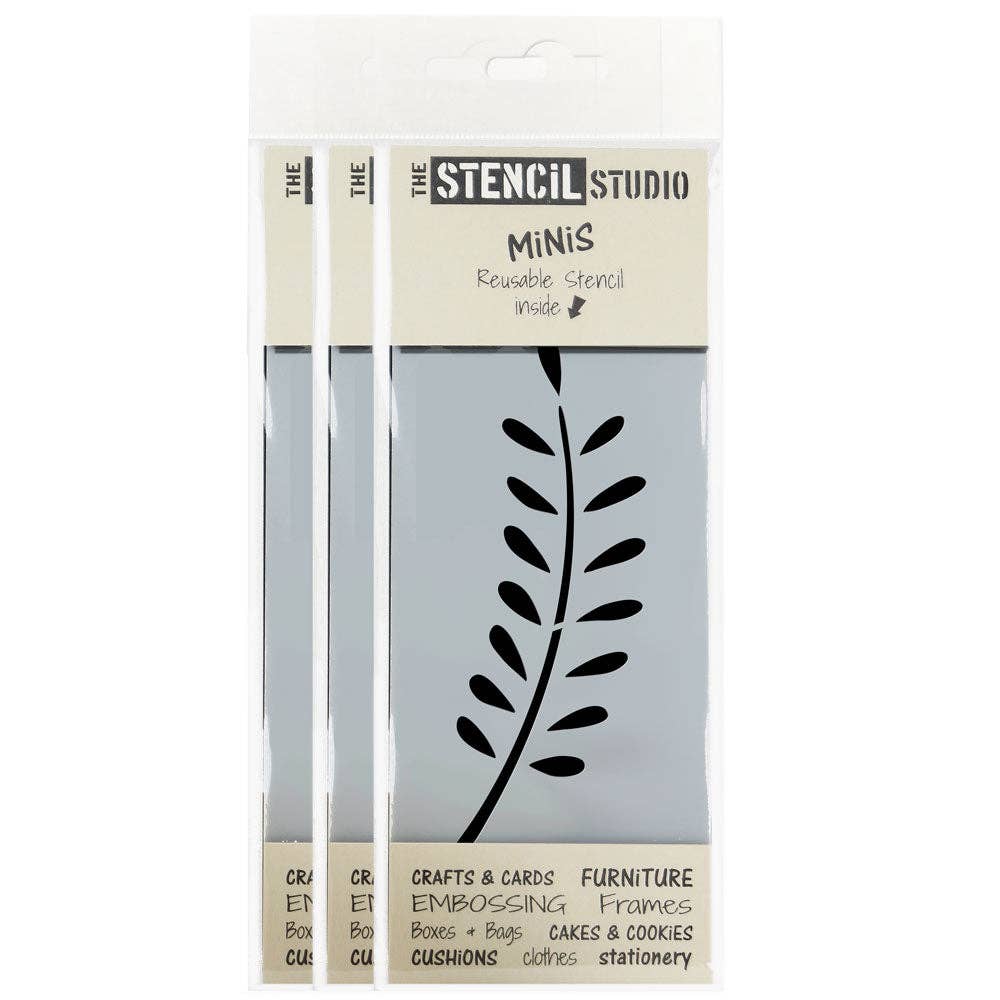 The Stencil Studio – wholesale Stencil/craft die – Stencil MiNiS - Small Branch Stencil0