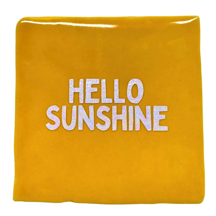 Bonjour soleil - carreau signature pour la vente par BLUDD®