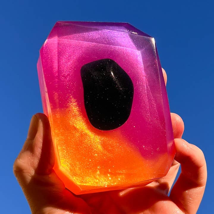 Crystal Bar Soap - Wholesale Bar Soap - Eternal Rebirth – 7 oz Crystal-Infused Handmade Soap | Renewal & Transformation0