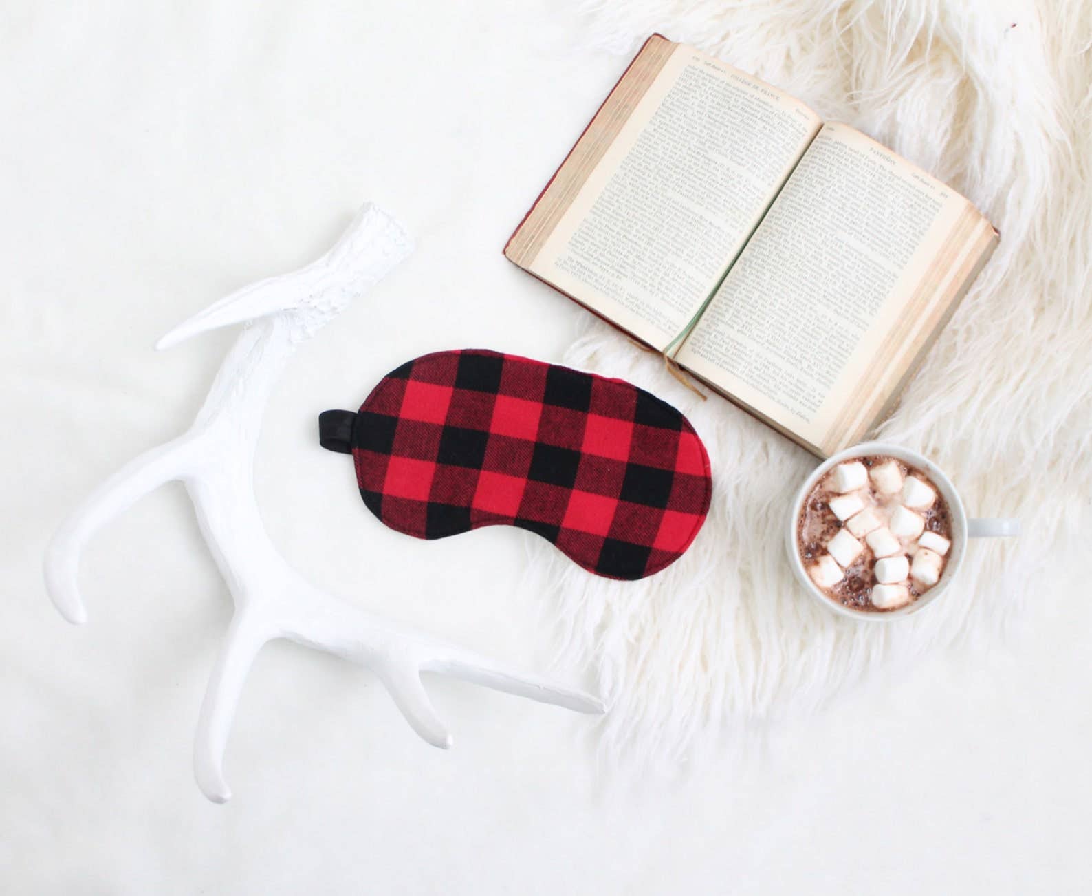 ohhh lulu - Wholesale Sleep/Eye Mask - Lumberjack Flannel Sleep Mask1