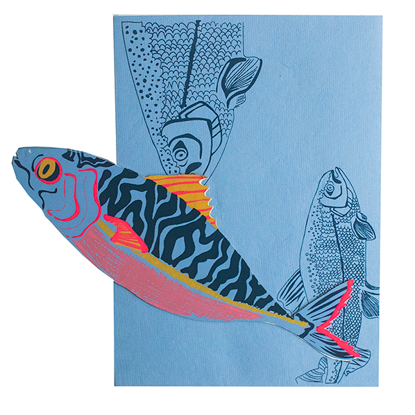 East End Press - Wholesale Everyday Greeting Card - Mackerel Greeting Card1