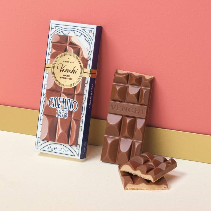 Venchi - Wholesale Chocolate Bar - Mini Cremino Milk Chocolate Bar - Italian Gourmet Chocolate 0