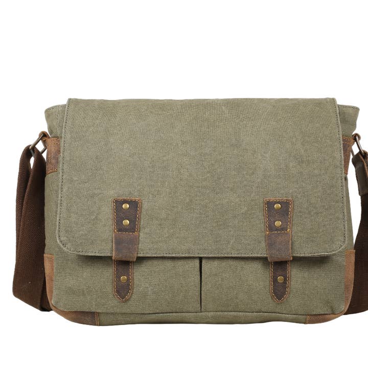 Men's Gifts Australia - Wholesale Messenger bag – Men's - Canvas Messenger Bag-Trooper-155
