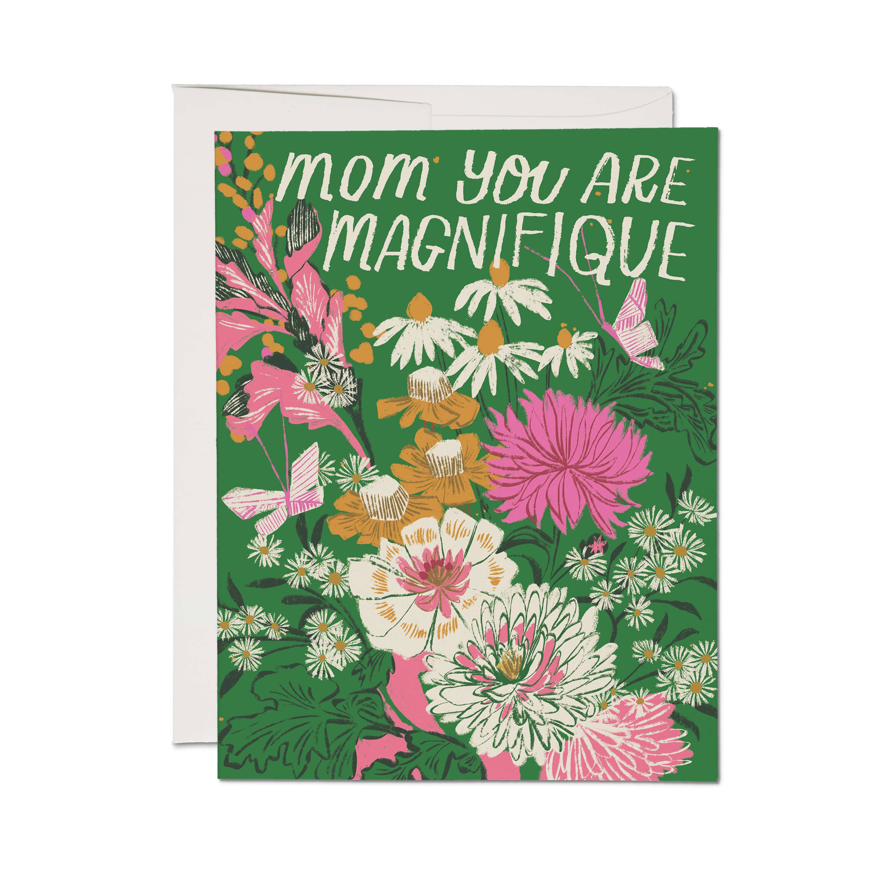 Red Cap Cards - Wholesale Mother's Day Card - Magnifique Mom greeting card