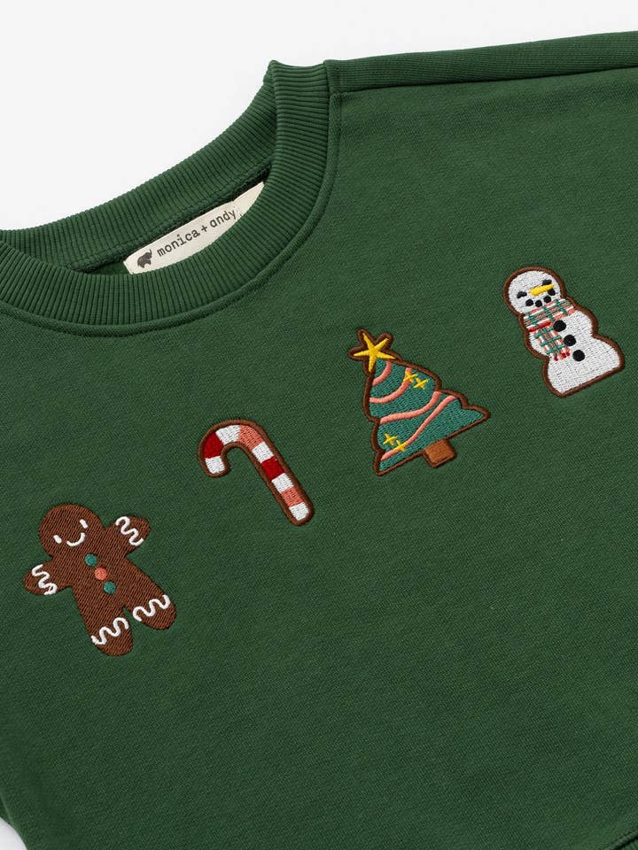 Monica + Andy - Wholesale Sweatshirt - Kids - Holiday Kids & Toddler Sporty Sweatshirt_Cookie Sheet1