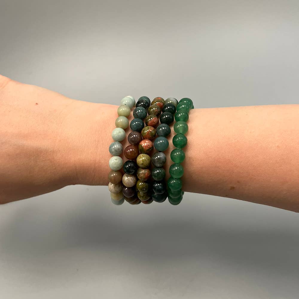 VIE - Venta al por mayor Pulsera de cuentas - Pulsera de cristal de 8 mm58