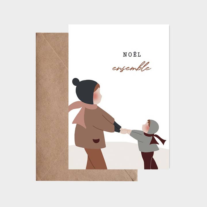 Ansichtkaart - Noël Ensemble voor wholesale door Atelier Oranger