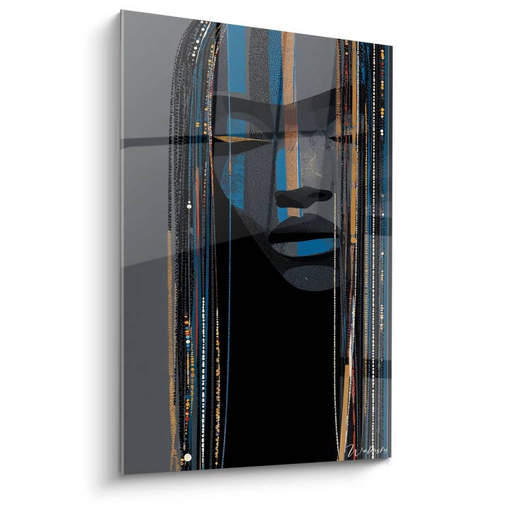 Tabella Viso Africano - Riflessi Contemporanei - Edizione Viso Africano per la vendita all'ingrosso da parte di Walensky