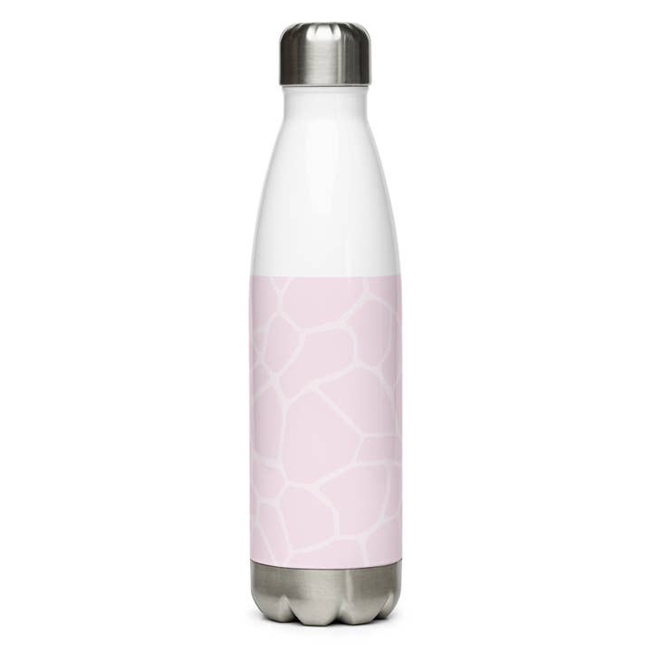 Leggybuddy - Venta al por mayor Botellas de agua - Botella de agua de acero inoxidable Giraffe Rosa