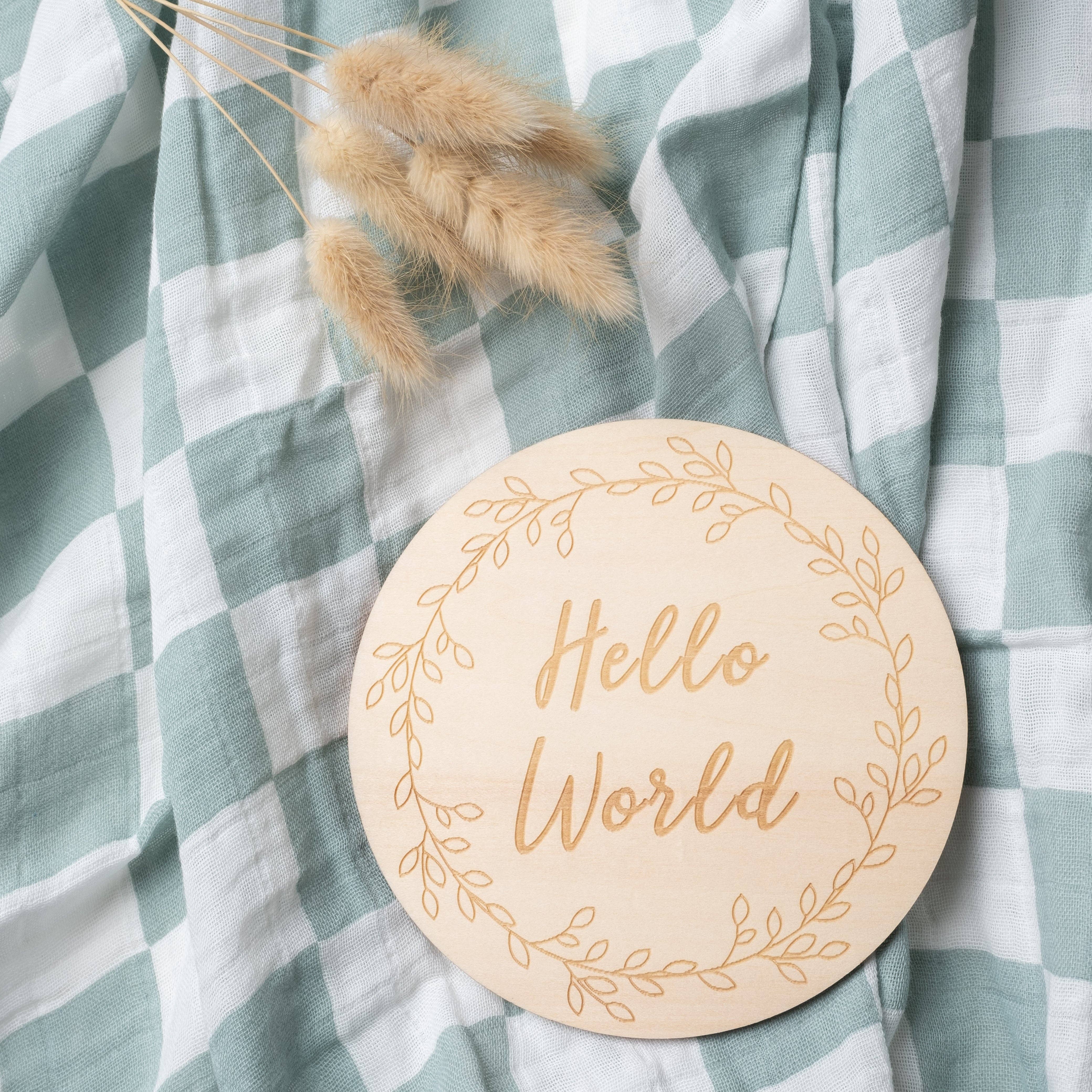 Miaoberry – Großhandel Puckset – Baby – Bio-Musselin-Wickelset mit passender Mütze und Schleife, Salbei kariert7