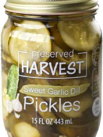 PICKLES GARLIC DILL PINTS - PRESERVED HARVE for wholesale by Hudson Meat Company