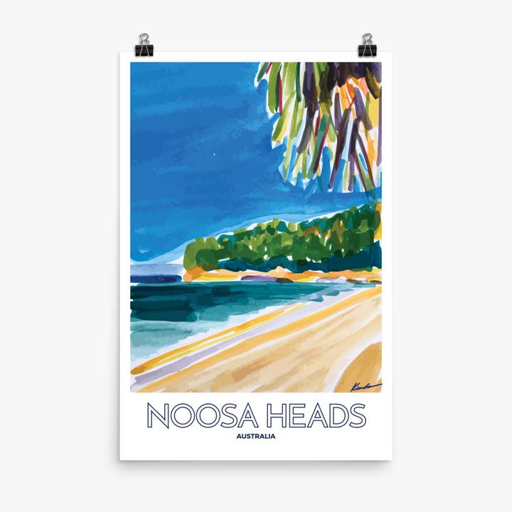 Attraper des raies à Noosa Heads pour la vente par Kim Lyon Design