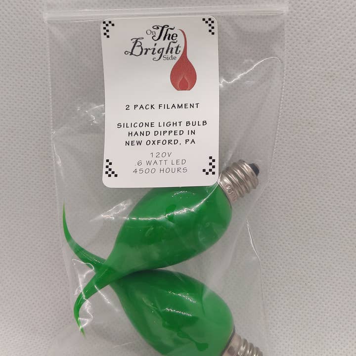 Just Browsing, LLC - Wholesale Light Bulb/Puck - LED Filament Silicone Light Bulbs Hand Dipped, pack of 21