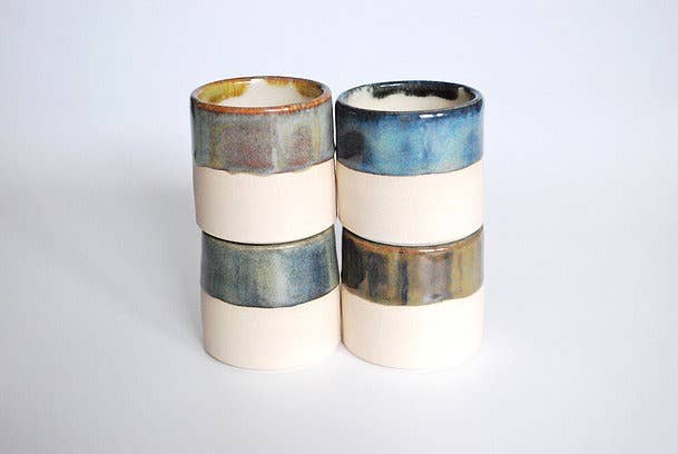 Modern Pottery Shop - Wholesale Coffee/Tea Cup - Espresso Cup Set - Set of 4, Handmade Ceramic Coffee Cups2