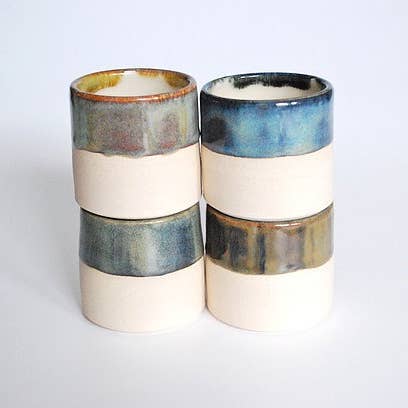 Modern Pottery Shop - Wholesale Coffee/Tea Cup - Espresso Cup Set - Set of 4, Handmade Ceramic Coffee Cups2
