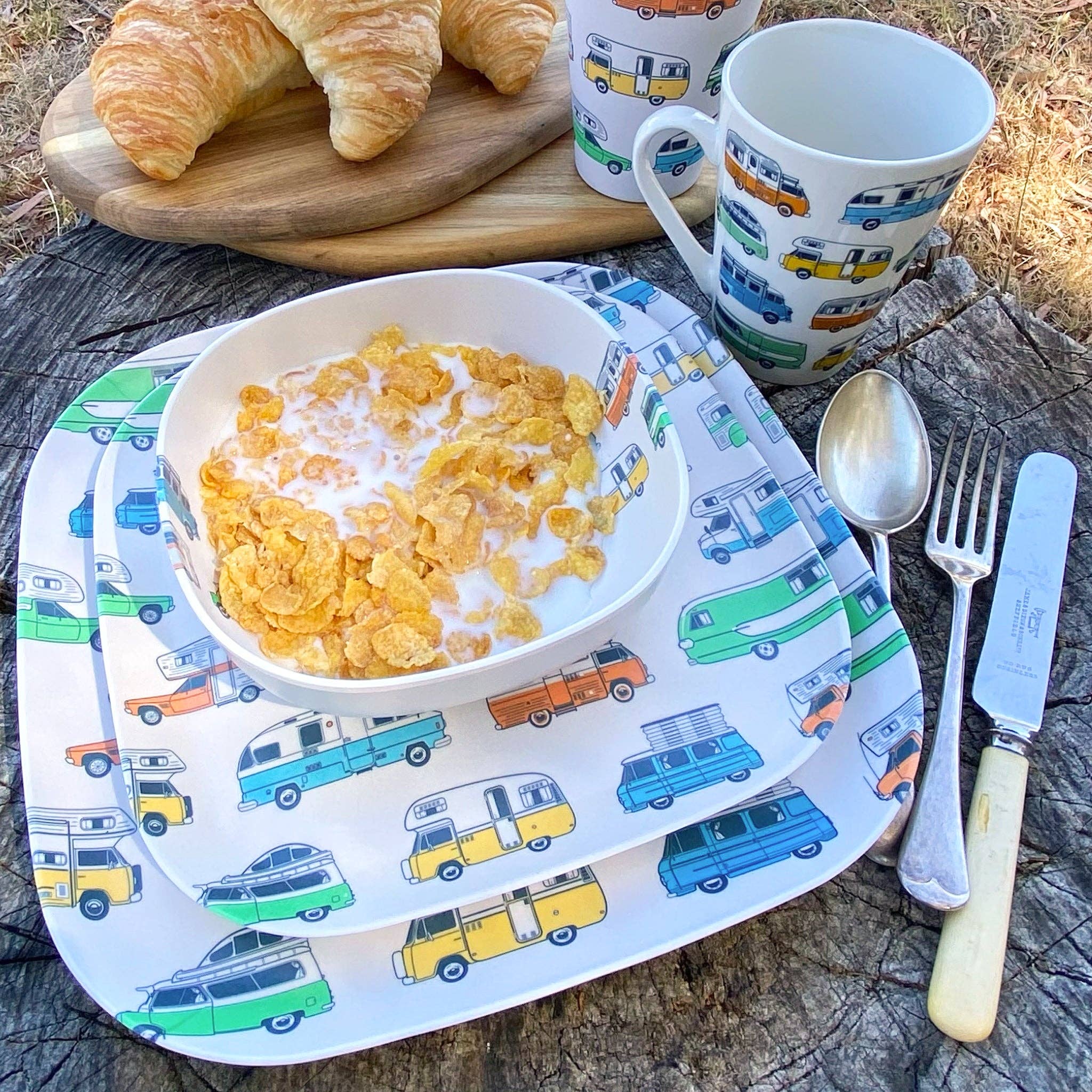 Van Go Collections – Engroshandel Middagstallerken – Bambusplade | 22cm | The Camper Collection2