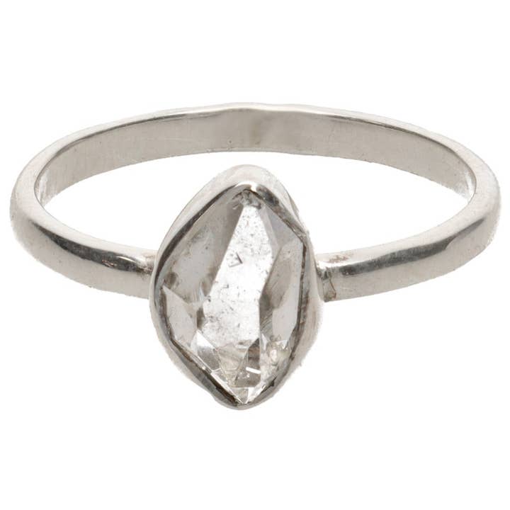 Vives de la Cortada S.L - Wholesale Multi-Stone Ring - Herkimer Ring in 925 Sterling Silver1