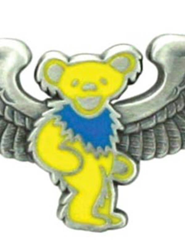 Grateful Dead Pinos de Asa de Voo de Urso Amarelo Piloto Rockwings por atacado de Sunshine Joy
