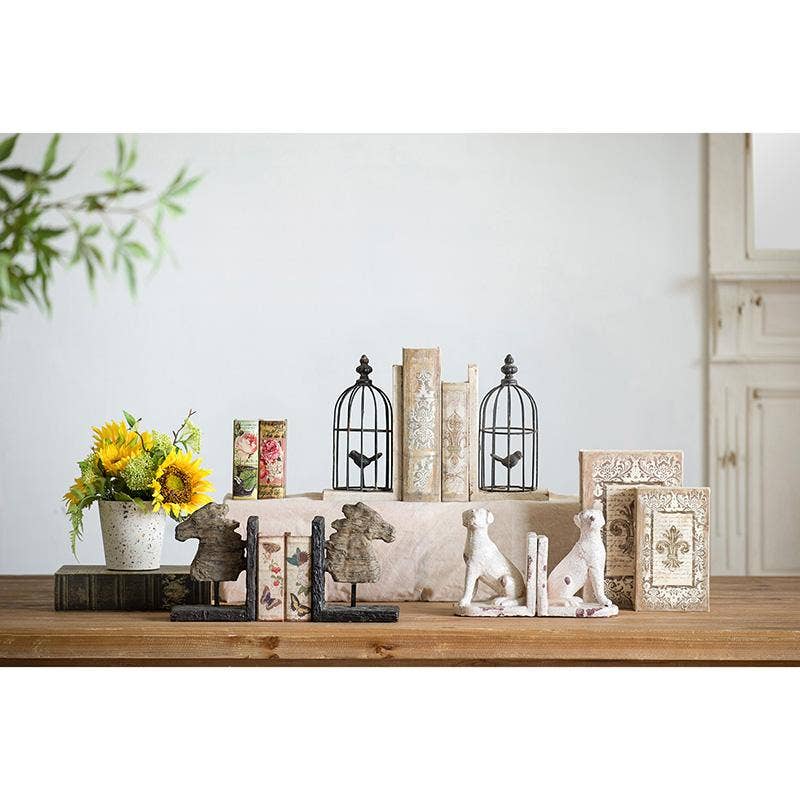 A&B Home Group Inc. - Wholesale Decorative Box - S/4 5.5x3.9x1.8" Nature Lover's Book Boxes, Flowers5