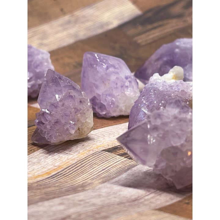 Tumbledshop - Wholesale Spiritual stone/crystal - Spirit Quartz, Aura Quartz Crystal Cluster Cactus Quartz1