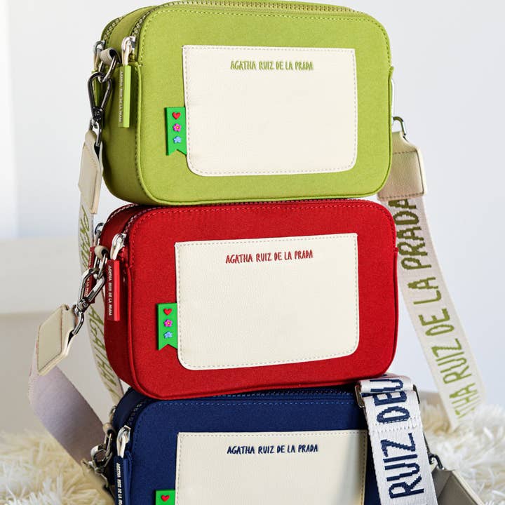 Agatha Ruiz De La Prada - Bolsos - Vente Sac à bandoulière – femme - Sac bandoulière toile Agatha Ruiz de la Prada rouge