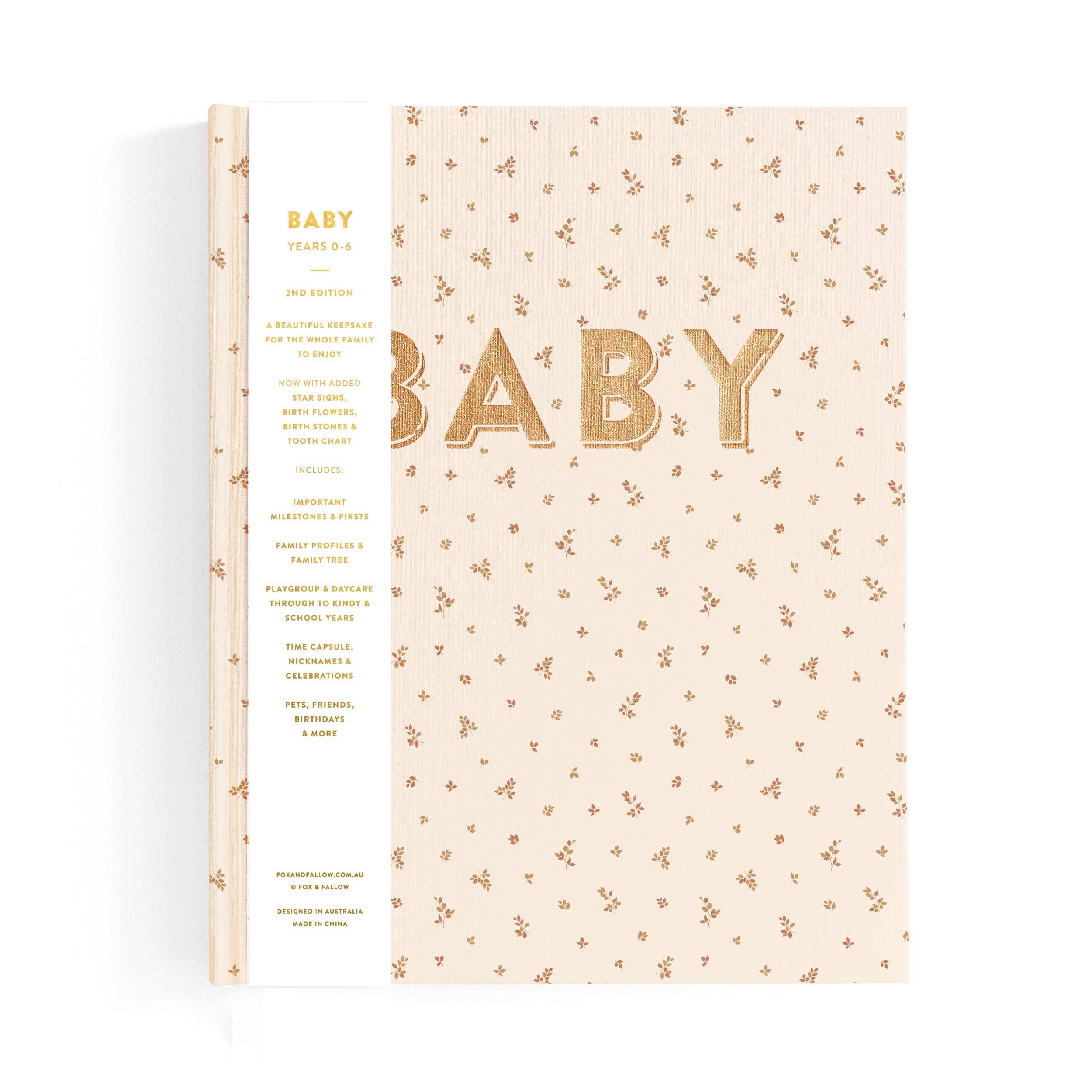 Fox & Fallow - Wholesale Memory Book - Kids & Baby - Baby Book Broderie3