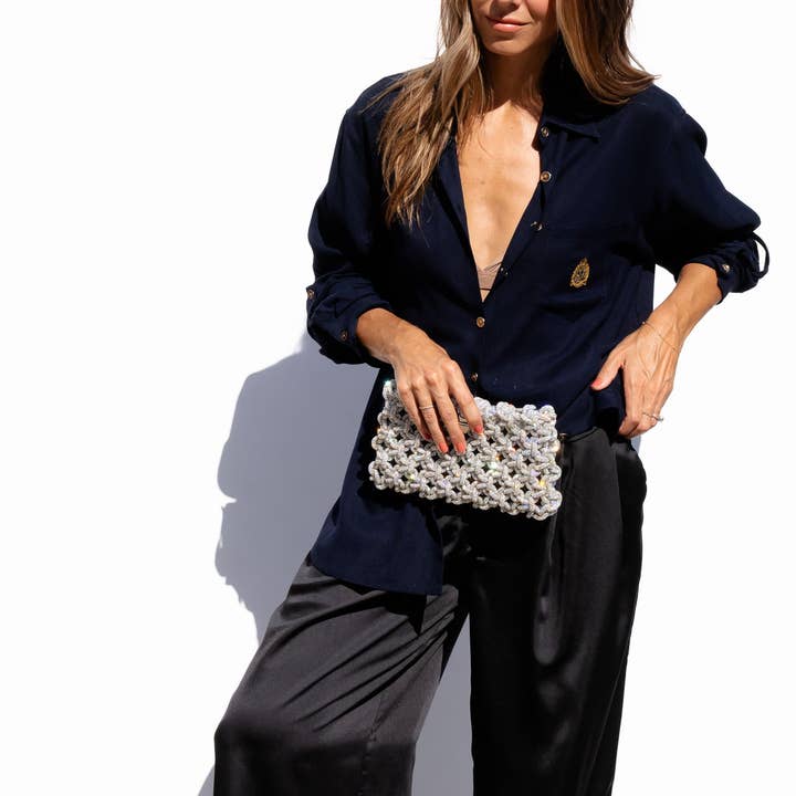 ROCKNOT - Wholesale Clutch Bag - Women's - Eden 2-in-1 Clutch - Crystal Rhinestone2