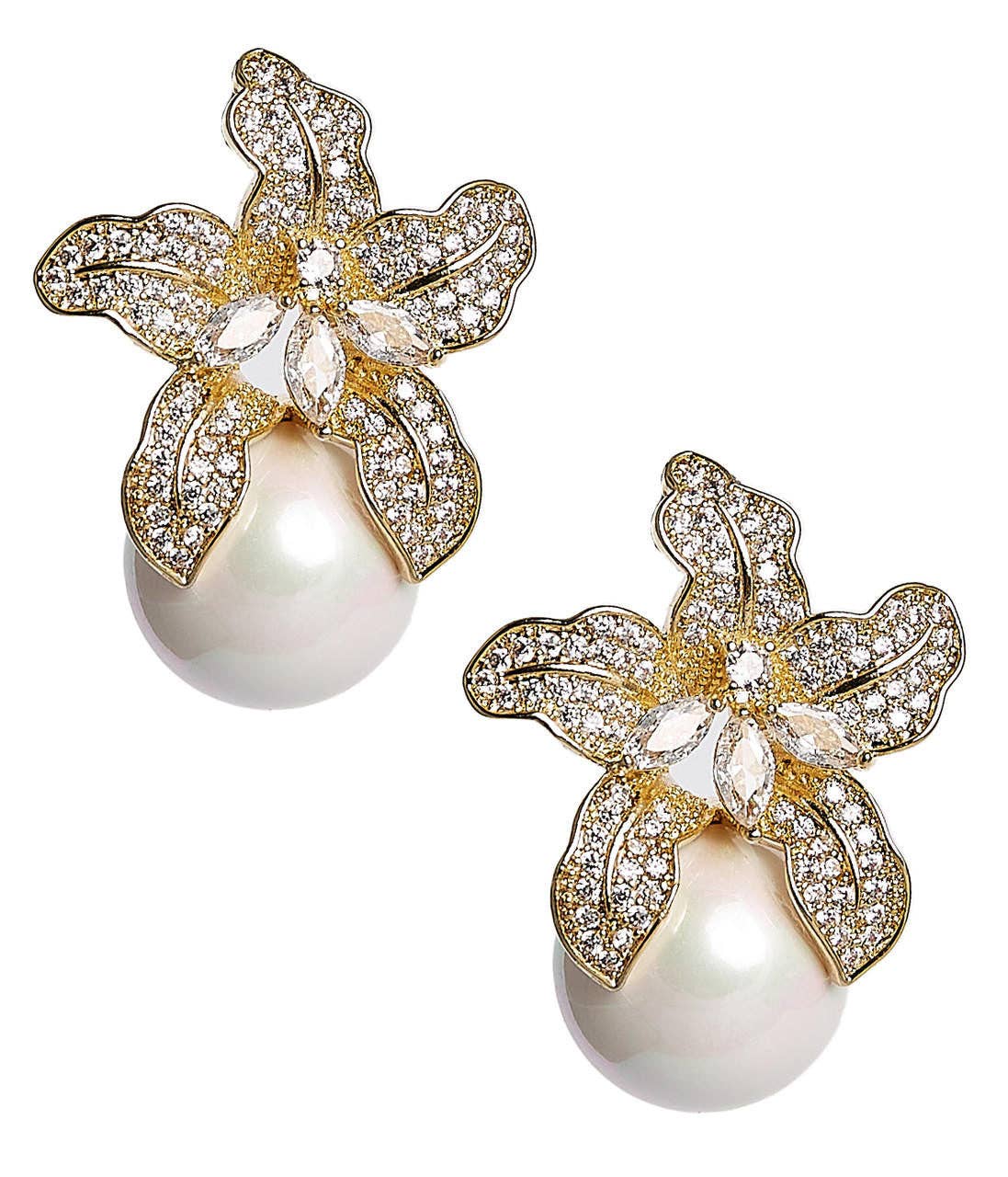 Lisi Lerch - Wholesale Stud/Post Earrings - Beth - Pearl Statement Stud  -  WS0
