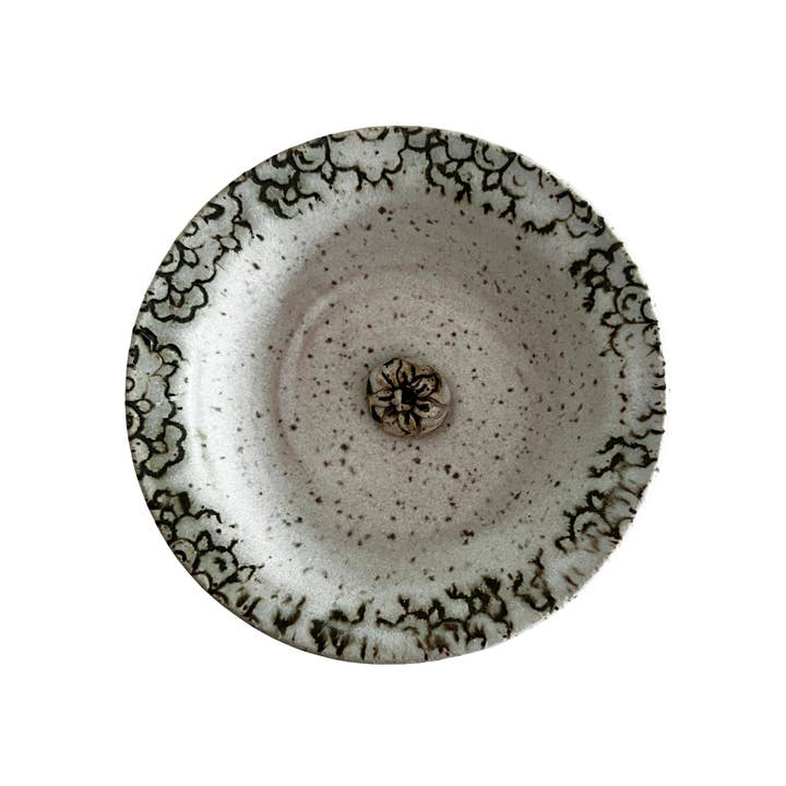 Gina DeSantis Ceramics - Wholesale Incense Holder - Handmade Ceramic Incense Burner in Mist6
