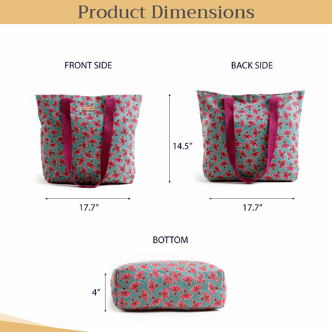 Maison d'Hermine - Design in Every Thread - Wholesale Tote Bag - Unisex - Canvas Tote Bag 100% Cotton Bamako - Malia -  17.7" x 14.5"4