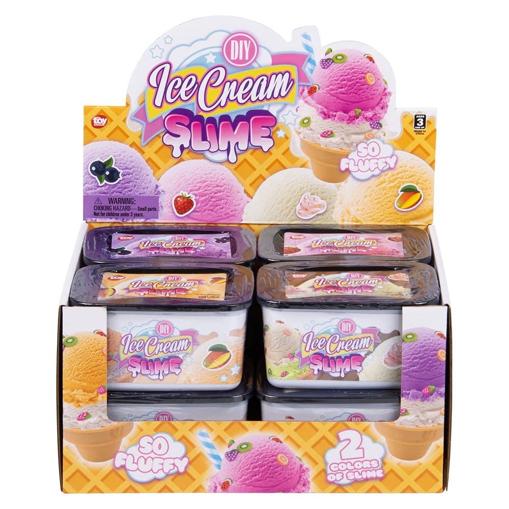La Luna Bella - Toys - Wholesale Classic Toy - Kids - 4.75" DIY Ice Cream Slime 8ct - LLB Toys5