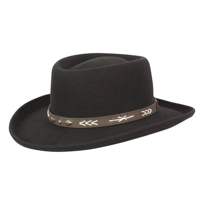 Chapeau de joueur en laine australienne Arizona pour la vente par Conner Hats