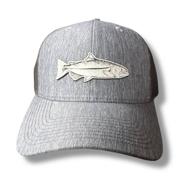 Rainbow Trout Trucker Hat for wholesale by Wild Slice Designs